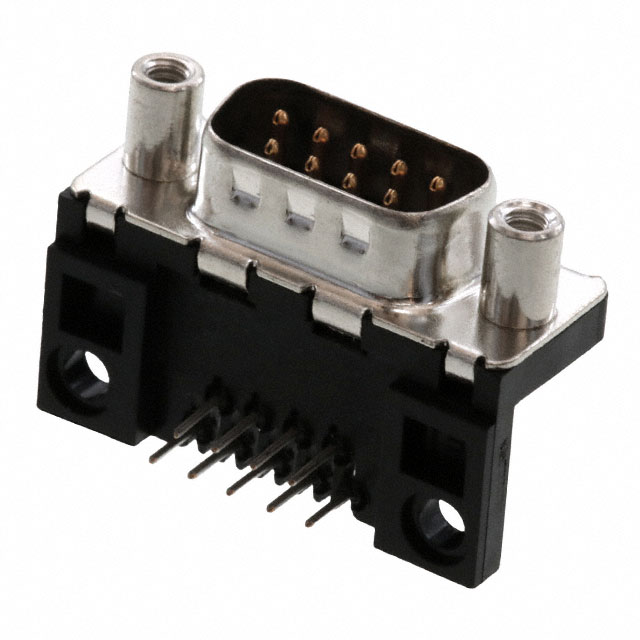 CONN D-SUB PLUG 9POS R/A SOLDER