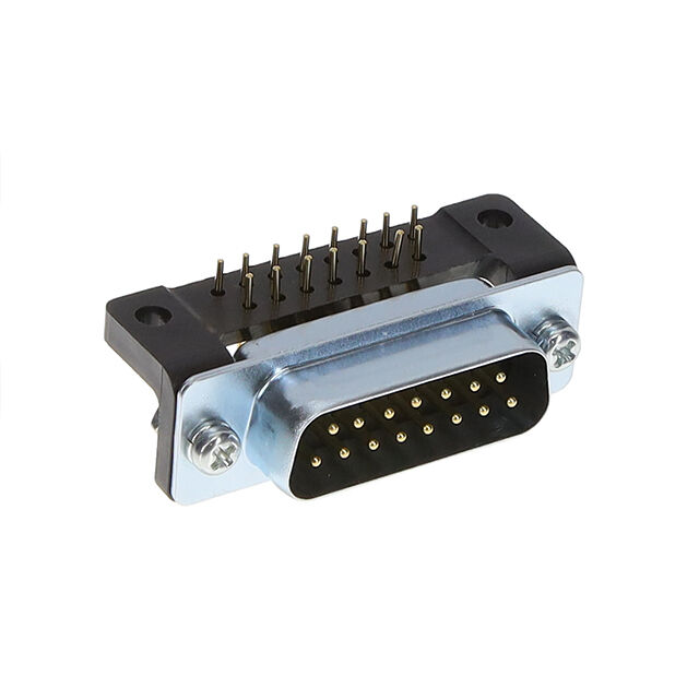 D-SUB, PCB SIDE, RIGHT, 15 POS,