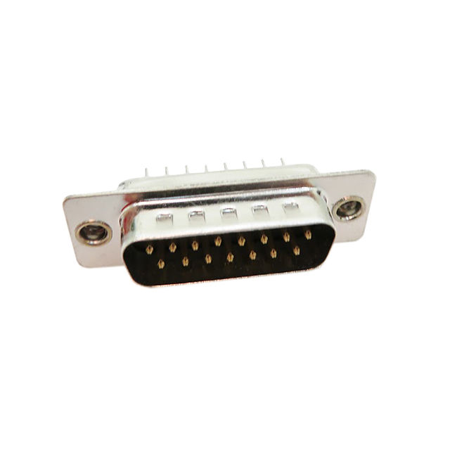 CONN D-SUB PLUG 15POS VERT SLDR