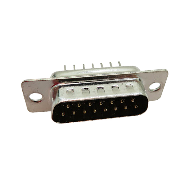 CONN D-SUB PLUG 15POS VERT SLDR