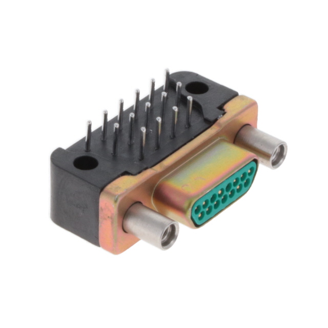 CONN MICRO-D PLUG 15POS R/A SLDR