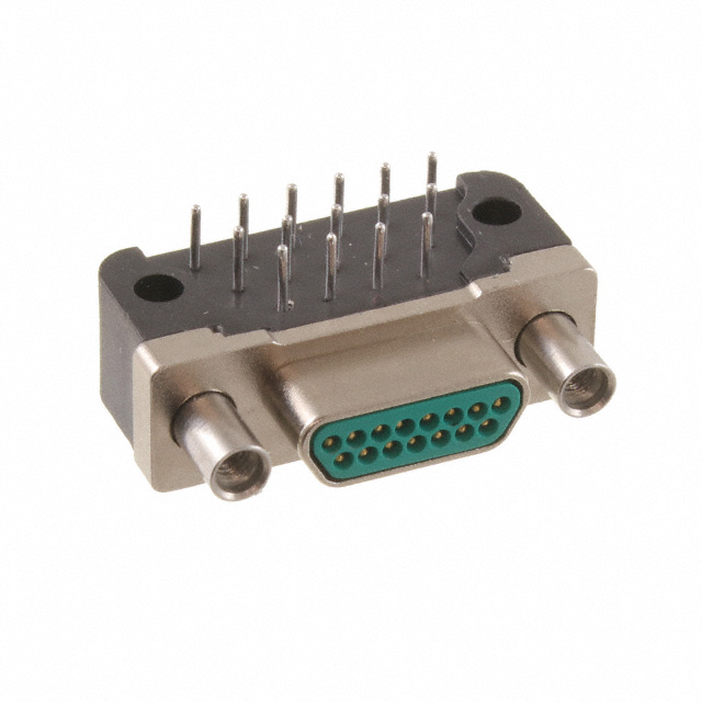 CONN MICRO-D PLUG 15POS R/A SLDR