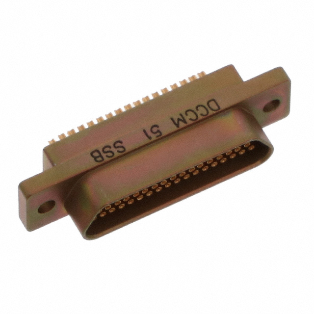 CONN MICRO-D RCPT 51POS PNL MNT