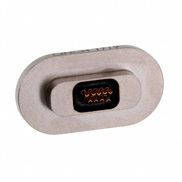 CONN MICRO-D PLUG 9POS PNL MNT