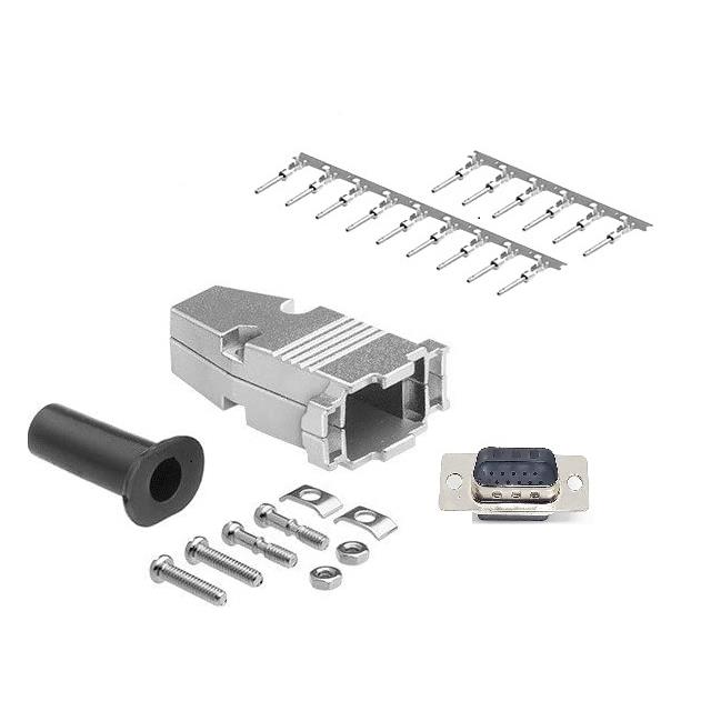 CONN D-SUB HD PLUG 15POS CRIMP