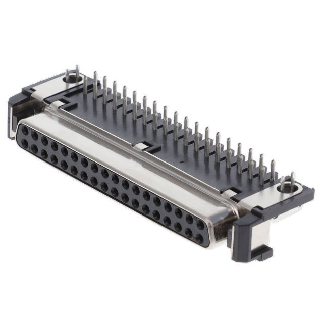 CONN D-TYPE RCPT 36POS R/A SLDR