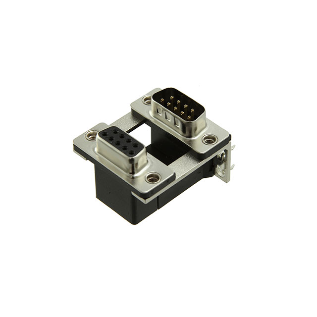 CONN D-TYPE PLG/RCPT 9P R/A SLDR