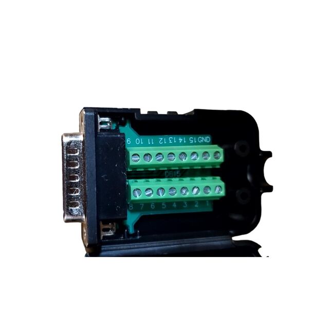 CONN D-SUB HD PLG 15POS TERM BLK