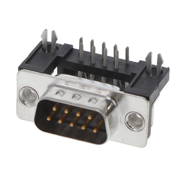 CONN D-SUB PLUG 9POS R/A SOLDER