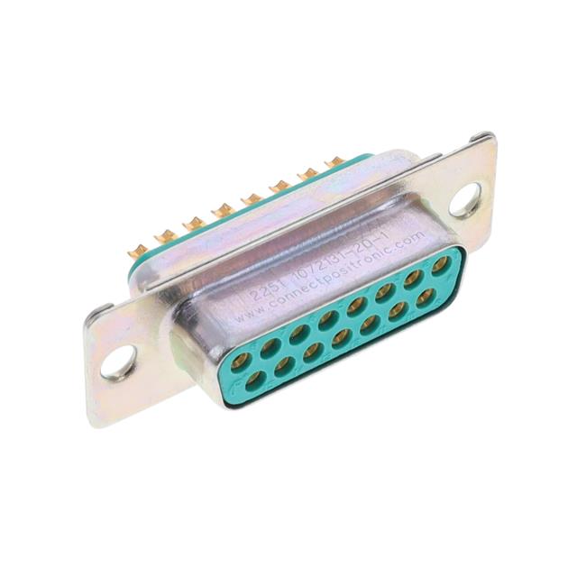 CONN D-SUB RCPT 15POS SOLDER CUP
