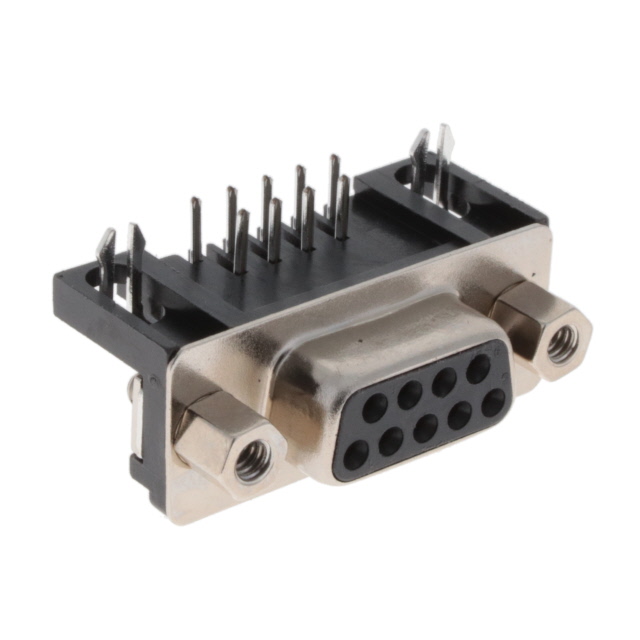 CONN D-SUB RCPT 9POS R/A SOLDER