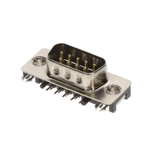 CONN D-SUB PLG 9POS SMD R/A SLDR
