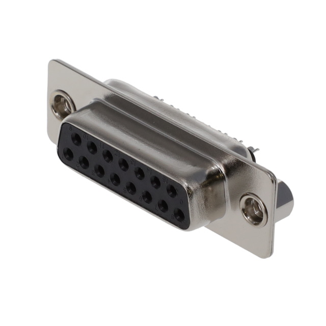 CONN DSUB RCPT 15P VERT SLDR CUP