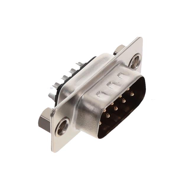 CONN D-SUB PLUG 9P VERT SLDR CUP