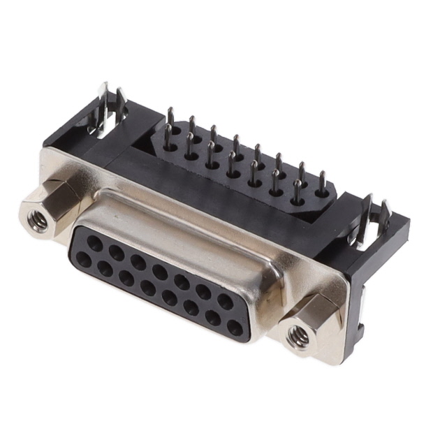 CONN D-SUB RCPT 15POS R/A SOLDER