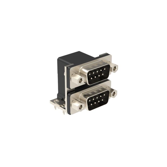 CONN D-SUB PLUG 9POS R/A SLDR