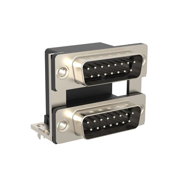 DSUB, STAMPED SIGNAL 3A, DUAL PO