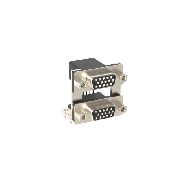 CONN D-SUB RCPT 15POS R/A SLDR