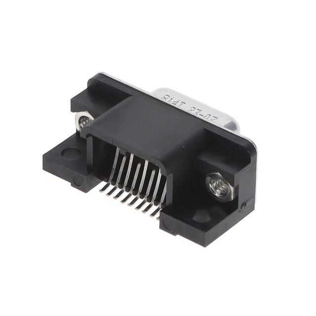 CONN D-SUB RCPT 9P SMD R/A SLDR