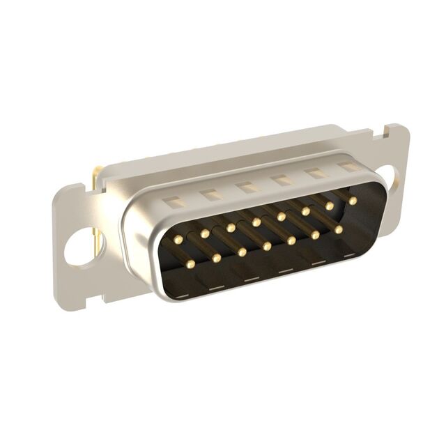 CONN D-SUB PLUG 15POS R/A SOLDER