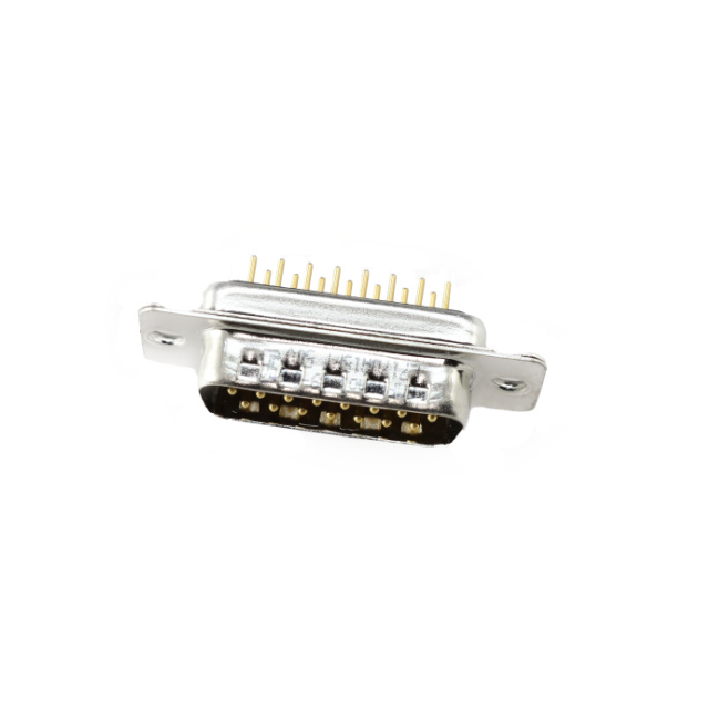 CONN D-SUB PLUG 15POS VERT SLDR