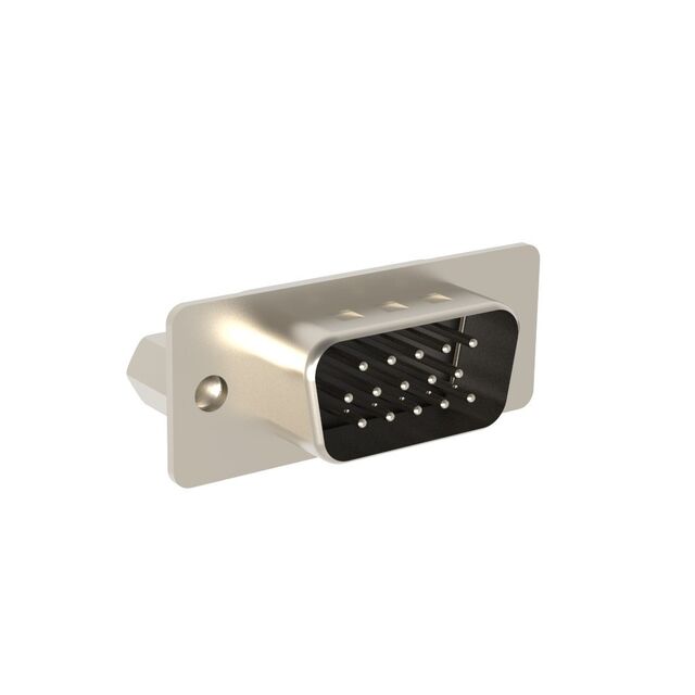 CONN D-SUB HD PLG 15POS SLDR CUP