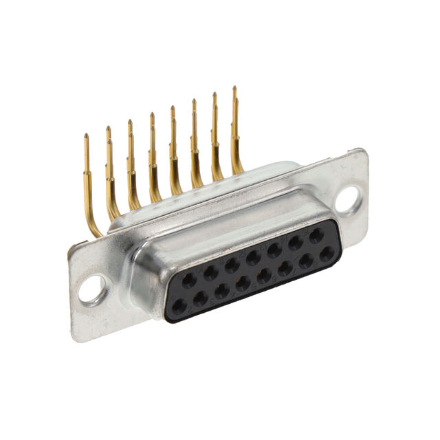 CONN D-SUB RCPT 15POS R/A SOLDER
