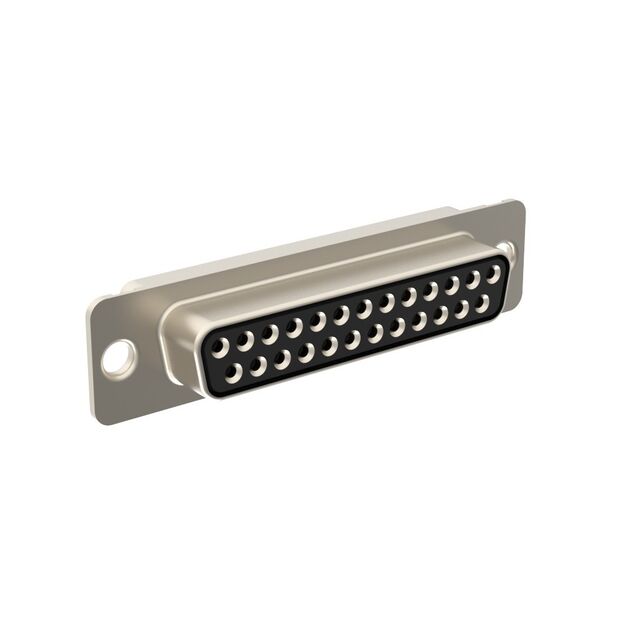 CONN D-SUB RCPT 25P PNL MNT SLDR