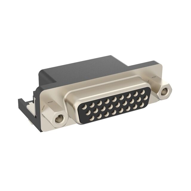 CONN D-SUB HD RCPT 26P R/A SLDR