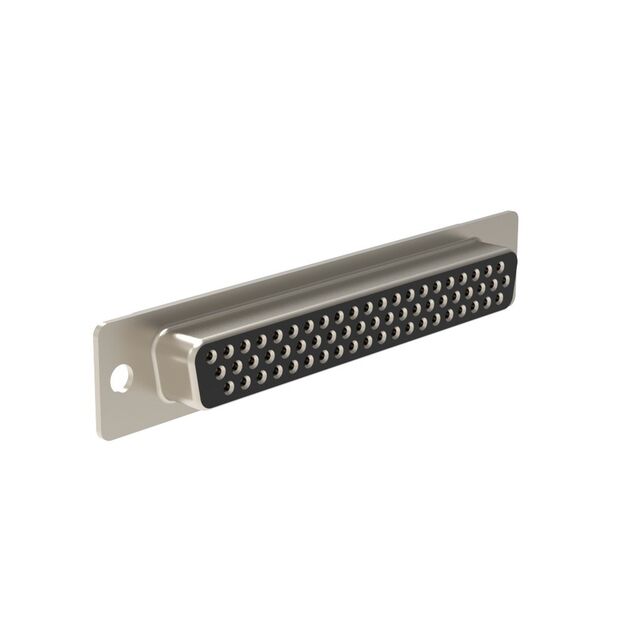 CONN D-SUB HD RCPT 62P VERT SLDR