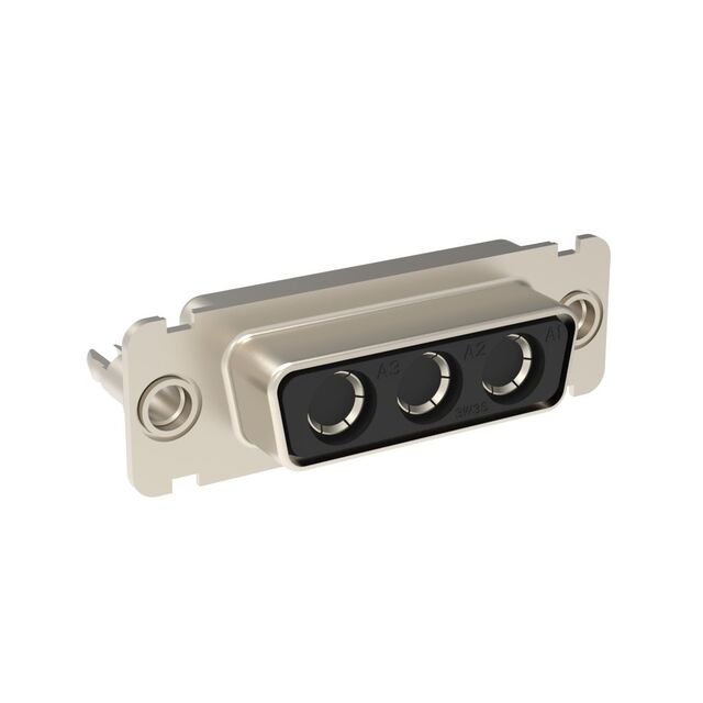 CONN D-SUB RCPT 3POS PNL MT SLDR