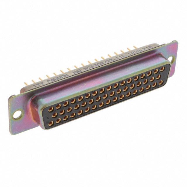 CONN D-SUB RCPT 50P PNL MNT SLDR