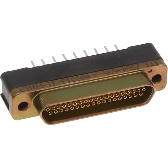 CONN MICRO-D RCPT 37POS PNL MNT