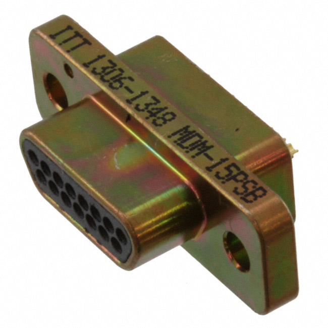 CONN MICRO-D PLUG 15POS PNL MNT