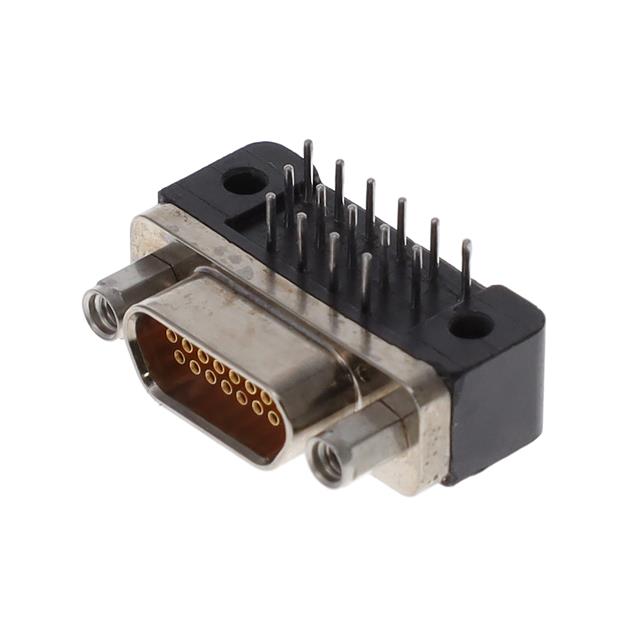 CONN MICRO-D RCPT 15POS R/A