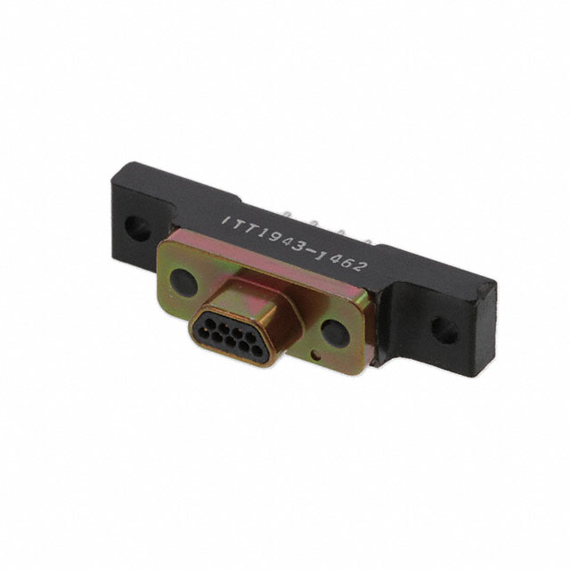 CONN MICRO-D PLG 9P PNL MNT SLDR