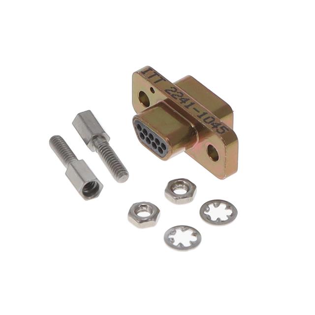 CONN MICRO-D PLUG 9POS PNL MNT