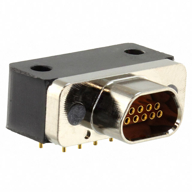 CONN MICRO-D RCPT 9POS R/A SLDR
