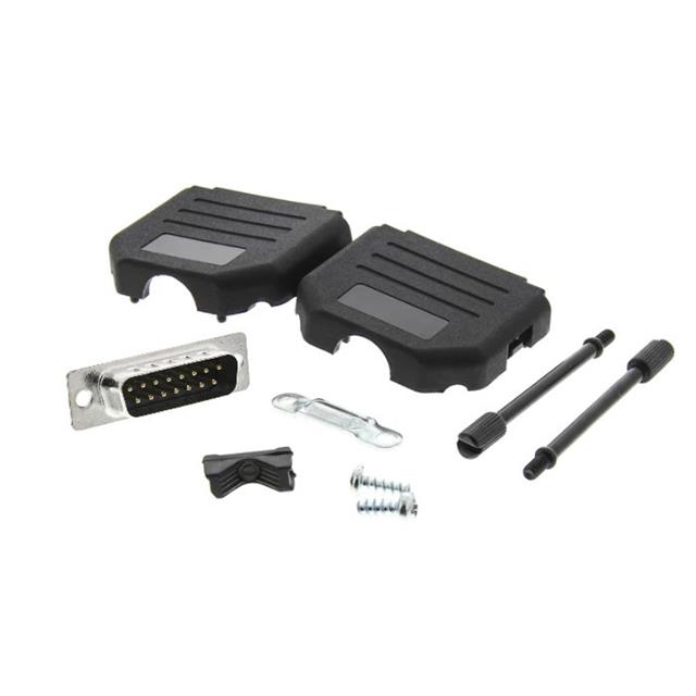 CONN D-SUB PLUG 15POS SLDR CUP