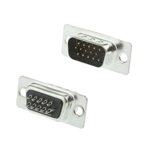 CONN D-SUB HD PLG 15POS SLDR CUP