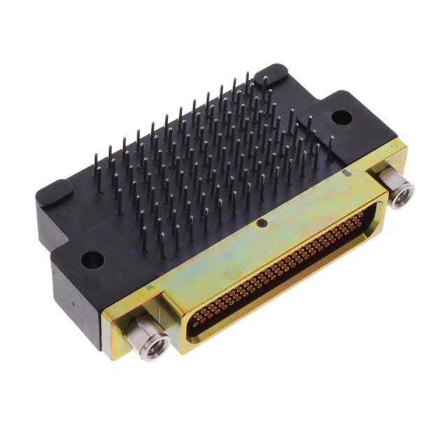 CONN MICRO-D RCPT 100P R/A SLDR