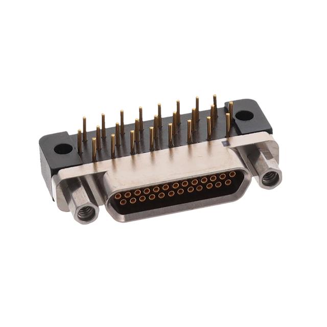 CONN MICRO-D RCPT 25POS R/A SLDR
