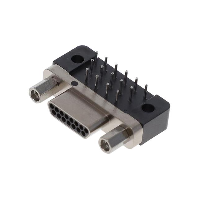 CONN MICRO-D PLUG 15POS R/A SLDR