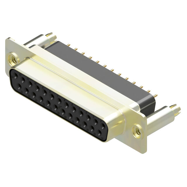 CONN D-SUB RCPT 25POS VERT SLDR