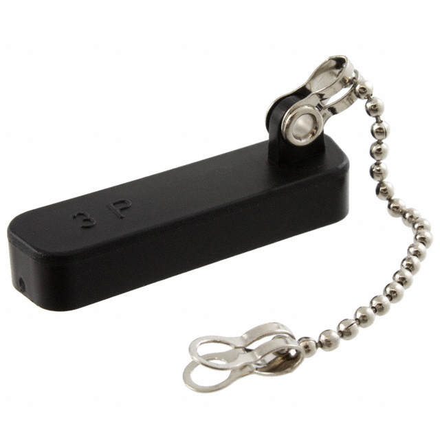 DUST CAP 25POS MALE W/LANYARD