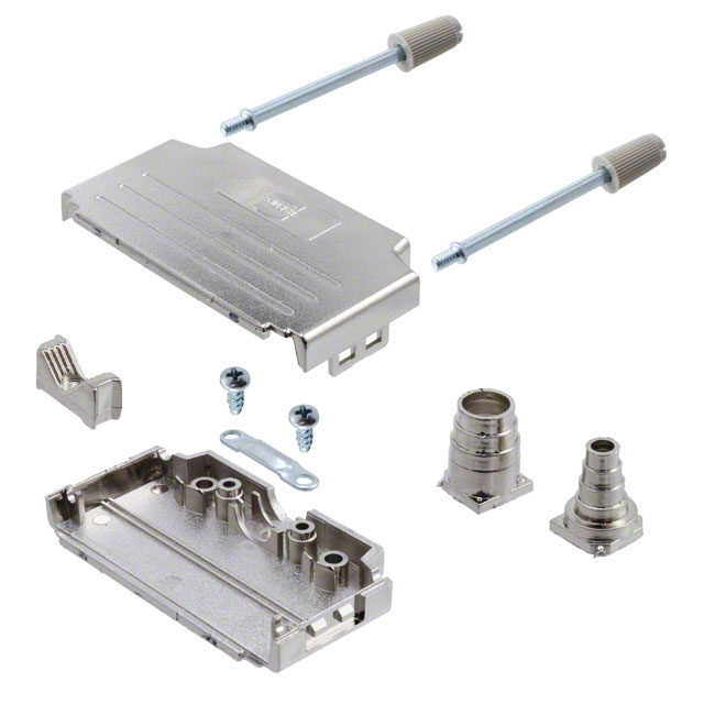 CONN BACKSHELL 37POS 180DEG SHLD