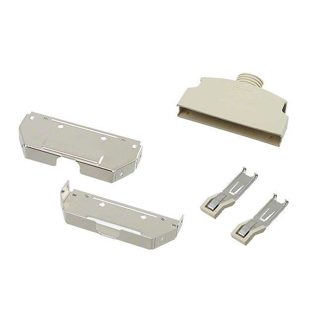 CONN BACKSHELL 80POS 180DEG SHLD