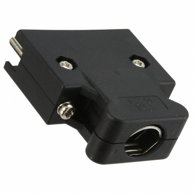 CONN BACKSHELL 26POS 180DEG BLK