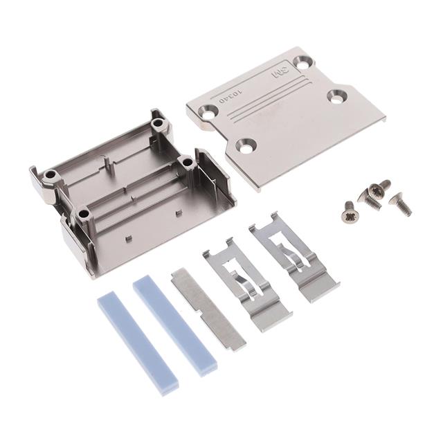 CONN BACKSHELL 40POS 180DEG SHLD