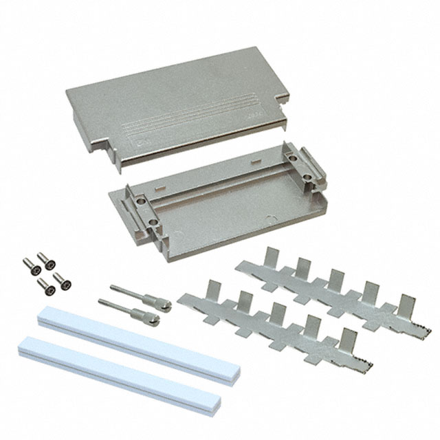 CONN BACKSHELL 80POS 180DEG SHLD